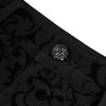 Black 'Cyber Game' Slim Pants