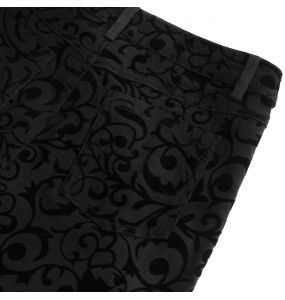 Black 'Cyber Game' Slim Pants