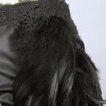 Jupe Sirène 'Black Feathers' Noire