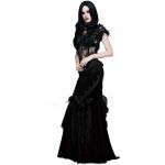 Corset 'Mystic' in Black Transparent Lace