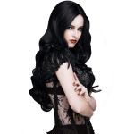 Corset 'Mystic' in Black Transparent Lace