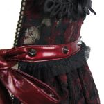 Black and Red Lace 'Romantic Goth' Night Dress