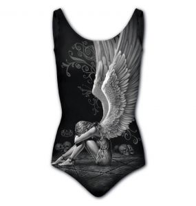 Black 'Enslaved Angel' Swimsuit
