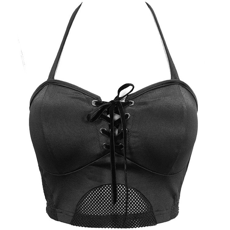 Black 'Nimue' Bikini Top