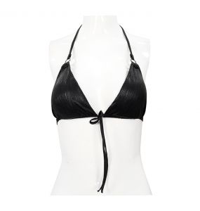 Black 'Willow' Bikini Top