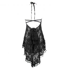 Black Lace 'Ophelia' Night Dress