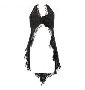 Black Lace 'Ophelia' Night Dress
