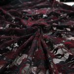 Top 'Ophelia' en Dentelle Rouge et Noire
