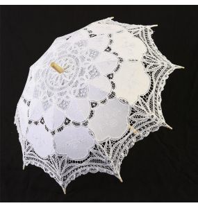 White 'Fairy' Gothic Lolita Umbrella