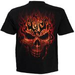 Black 'Skull Blast' Kids Short Sleeves T-Shirt
