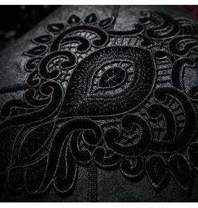 Black 'Gothic Cozy' Decorative Pillowcase