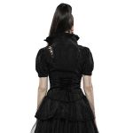 Black 'Le Fleur Noire' Gothic Blouse