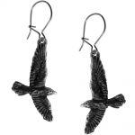 Boucles d'Oreilles 'Black Raven'