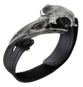 Alchemy Gothic Ace Of Dead Spades Unisex Leather Wrist Strap Gothic,Goth 