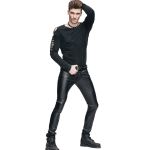 Black Faux Leather 'Hunter' Pants