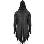 Black 'Cyber Game' Hooded Jacket