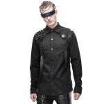 Chemise 'Cyberpunk' Noire