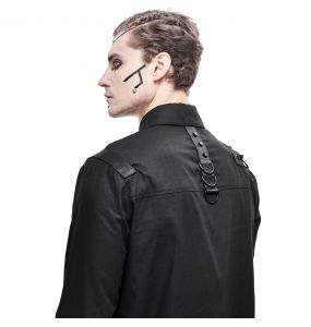 Chemise 'Cyberpunk' Noire