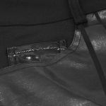 Black 'Robot Armor' Skinny Pants for Men