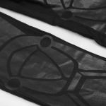 Black 'Robot Armor' Skinny Pants for Men