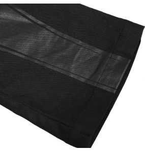 Black 'Robot Armor' Skinny Pants for Men