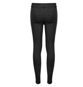 Black 'Robot Armor' Skinny Pants for Men