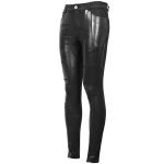 Black 'Robot Armor' Skinny Pants for Men