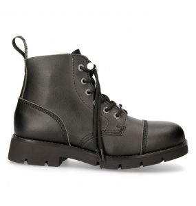 Chaussures Montantes New Rock Ranger en Cuir Vegan Noir
