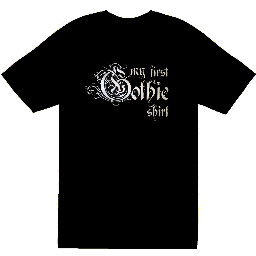 My First Gothic Shirt' Baby T-Shirt by Bat Attack • dark