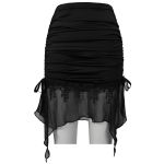 Black 'Willow' Beach Skirt