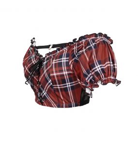Red Tartan 'Scottish' Bikini Top