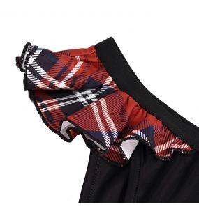 Red Tartan 'Scottish' Bikini