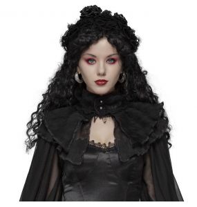 Bandeau Gothic Lolita 'Black Fairy' Noir