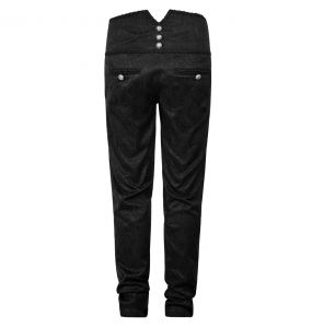 Black 'Torero' Brocade Pants