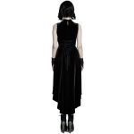 Black Velvet 'Bara' Asymmetric Dress