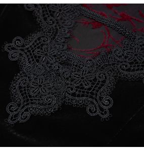 Black Velvet 'Bara' Asymmetric Dress