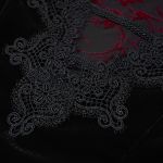 Black Velvet 'Bara' Asymmetric Dress