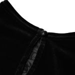 Black Velvet 'Bara' Asymmetric Dress