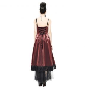 Red 'Narcissa' Gothic Dress