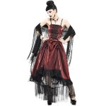 Red 'Narcissa' Gothic Dress