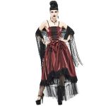 Red 'Narcissa' Gothic Dress