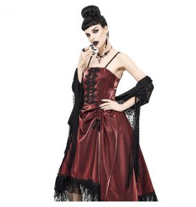 Red 'Narcissa' Gothic Dress