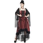 Red 'Narcissa' Gothic Dress
