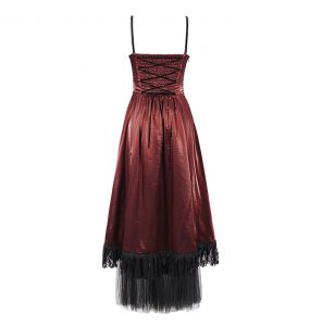 Red 'Narcissa' Gothic Dress