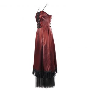 Red 'Narcissa' Gothic Dress
