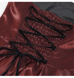 Red 'Narcissa' Gothic Dress