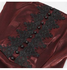 Red 'Narcissa' Gothic Dress