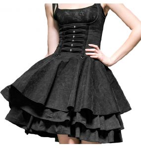 Black 'Rebella' Gothic Lolita Sundress