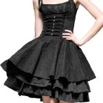 Black 'Rebella' Gothic Lolita Sundress
