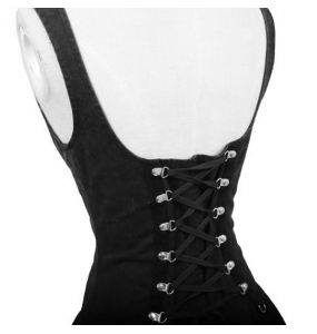 Robe d'été Gothic Lolita 'Rebella' Noire